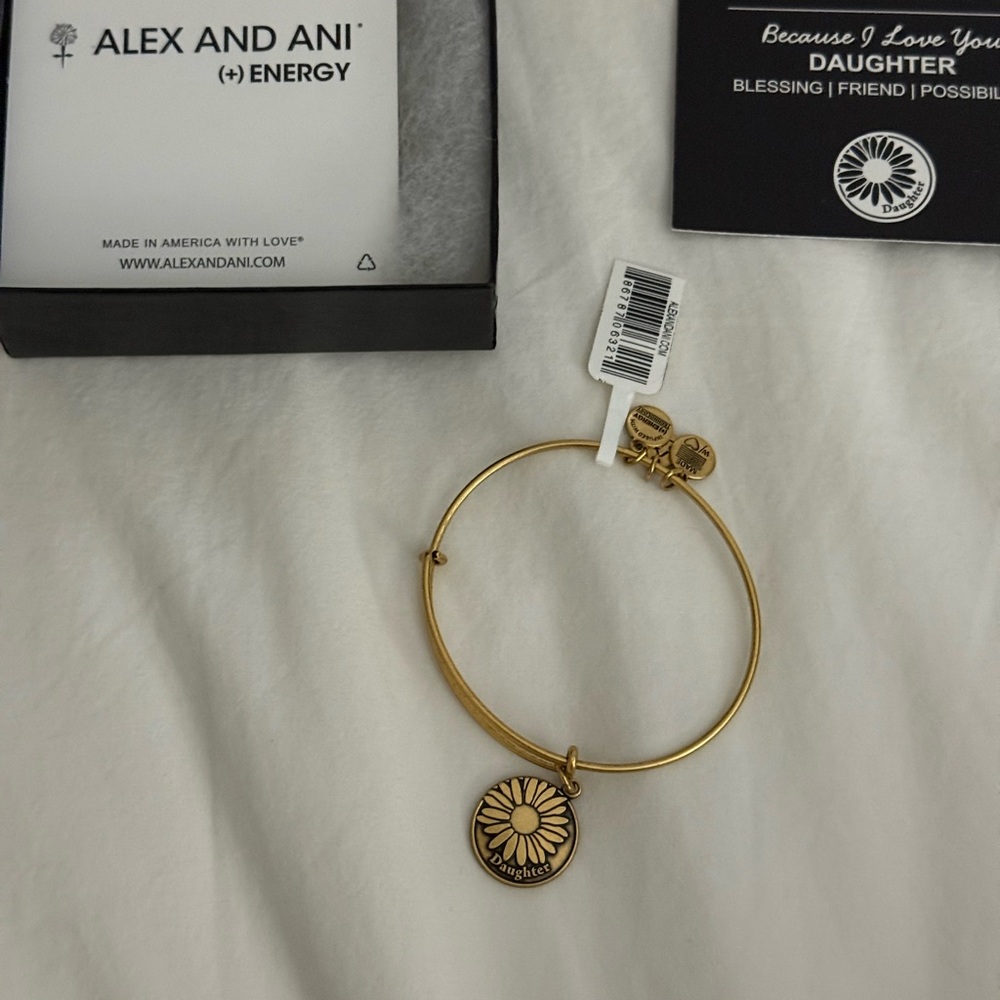 Alex and Ani Gold Daughter Bangle Bracelet